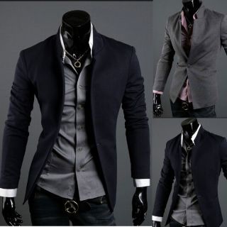 New Mens Casual TOP Design Sexy Slim FIT Blazers Coats Suit Jackets XS