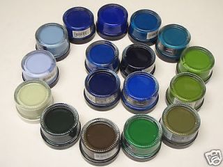 Woly Shoe Polish Cream 50ml Blue and Green colours
