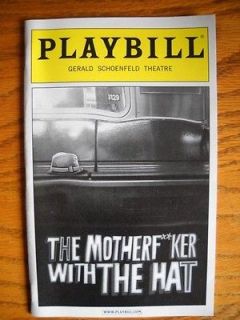 Playbill Motherf*ker With The Hat Chris Rock Mother Bobby Cannavale