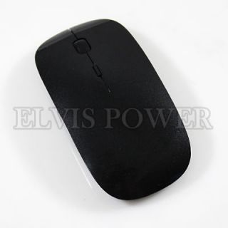 Brand New 2.4G Optical Wireless Slim Black White Mouse with USB Mini