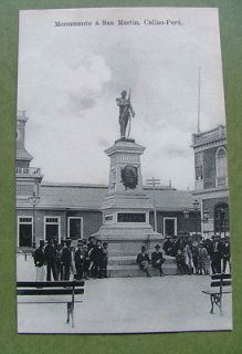 Monumento a San Martin,Callao,​Peru. Divided Back Era (1907 1915)