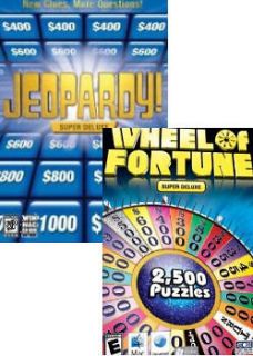 OF FORTUNE & JEOPARDY SUPER DELUXE   2x PC & MAC Games   NEW in BOX