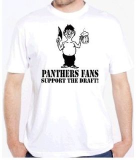 Panthers Support Draft Funny Shirt Beer Drinking fan Party