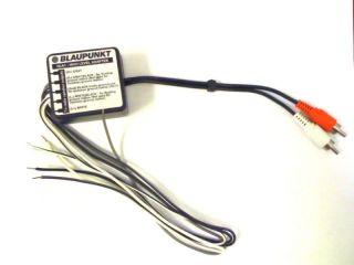 Blaupunkt HLA1 High Level Input Adapter Cable Amplifier RCA NEW 