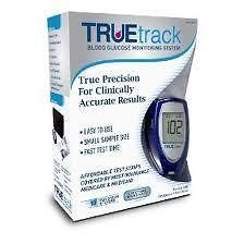 True Track Blood Glucose Monitoring System Meter Kit