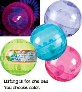 ONE 4 inch Large Light Up Bouncing Ball Visual Stimulation 3yrs