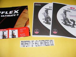 BOWFLEX ULTIMATE 2 POSTER AND MANUALS