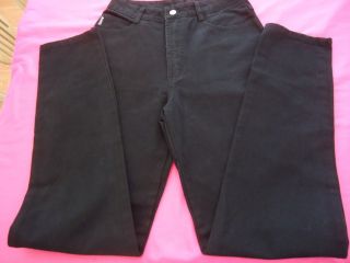 Womens Black Bongo Jeans Sz 9 XL 32 inch inseam Cotton Nice