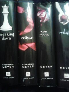 Twilight book series/twilight saga/twilight/new moon/eclipse/breaking