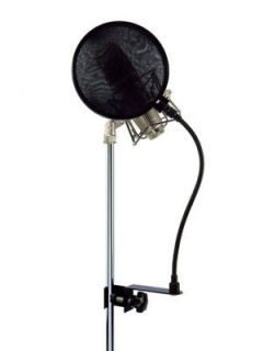 MICROPHONE POP SHIELD popshield mic stand screen filter