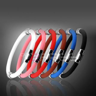 Magnetic Power Titanium Ionic Bracelet Balance Band 6 Color U Pick