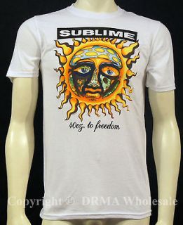 Authentic SUBLIME 40 OZ To Freedom T Shirt S M L XL Official NEW