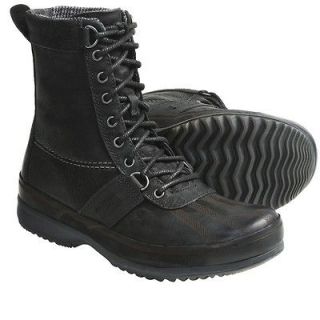 Sorel Mens Putnam High Boots leather waterproof winter shoes Black 9