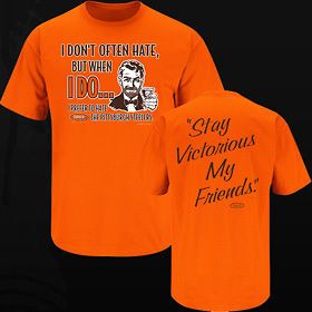 Cleveland Browns Stay Victorious Mens T Shirt Hate Pittsburgh