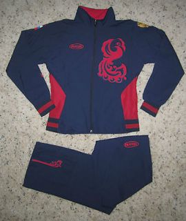 NWT BOSCO SPORT TEAM RUSSIA OLYMPIC TEAM JACKET TRACK PANTS NAVY RED
