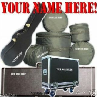 Your Name Stencil   for Guitar Bass Drum Rack Case  Bag