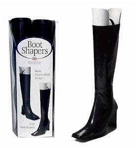 Black Plastic Boot Shapers and Hangers Shoe Accessory and Boot Hanger