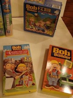 Lot of 10 Bob the Builder movies VHS and a bonus Puzzle
