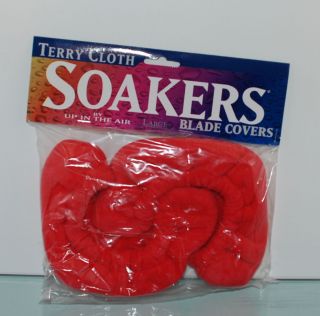 SOAKERS   TERRY CLOTH ICE SKATE BLADE COVERS   Hockey or Figure Guards