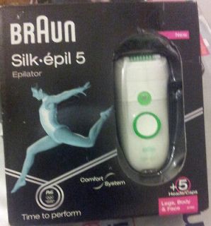 Braun SE5780 Silk Epil 5 Leg, Body & Face Epilator   Green