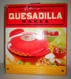 Newly listed NEW El Paso Chili Company Quesadilla Maker & Recipes Book