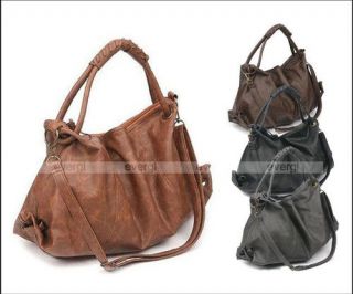 Hot Sale！New Korean Style Lady Hobo PU Leather Shoulder Bag Handbag
