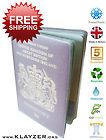 Passport Cover Holder Jacket Wallet Case Clear Plastic Vinyl 5 YEAR