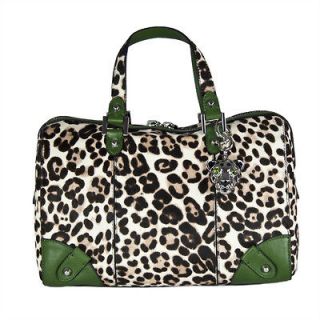 Steffy Essentially Everyday leopard print calf hair bowling bag
