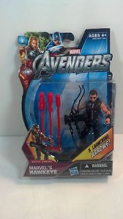 THE AVENGERS MOVIE SERIES HAWKEYE #13 FIGURE NEW with BOW ARROWS NEW