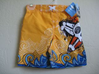 Toddler Boys Swim Shorts/Trunks   Skeleton   Size 3T