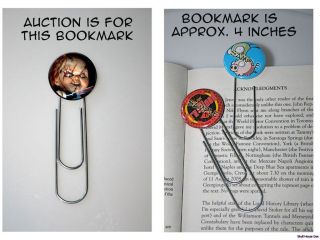 CHUCKY killer doll HUGE PAPERCLIP Bookmark