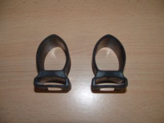 Black Zodiac / Bombard Inflatable Boat Dinghy Oar Retainers (Pair)