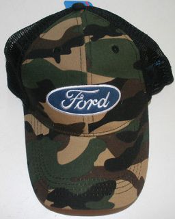 Built Ford Tough Camo new Ball cap summer Mesh Hat headwear Man Cave