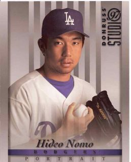 Hideo Nomo Dodgers Costacos Bros Mini Display Poster