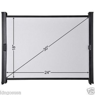 30 Metallic Fabric TableTop Mini Projection Projector Screen w