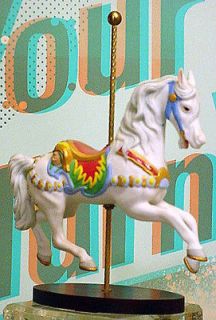 Mint Buccaneer Carousel Horse & COA 100 Points Perfect Buccaneer