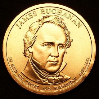 2010 P James Buchanan Presidential Dollar Pos A from US Mint Set in