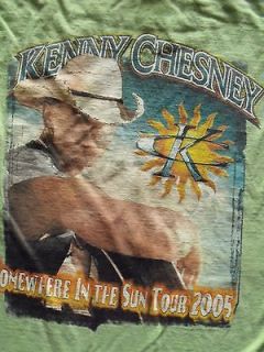 2005 Kenny Chesney Somewhere in the SUN TOUR T SHIRT size Medium