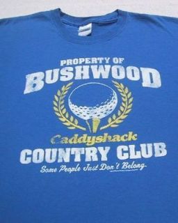 CADDYSHACK bushwood country club XL T SHIRT