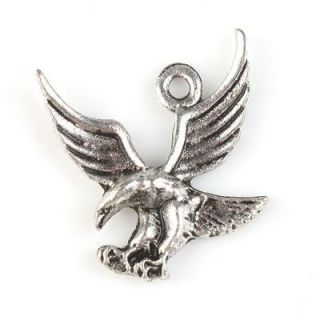 30x 143010 Wholesale Charms Silvery Tone Flying Eagle Alloy Pendants