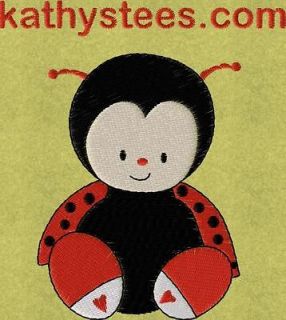 Lady Bugs   Machine Embroidery Designs Set of 10 On CD
