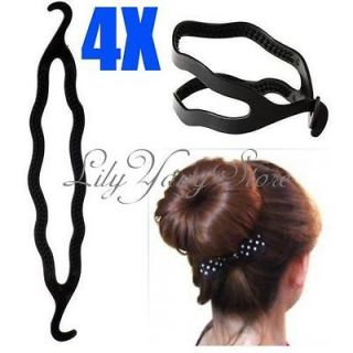 4X Magic Hair Braid Twist Style Holder Clip Bun Styling Beauty DIY