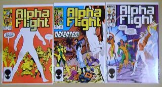Alpha Flight  Volume 1  Issues #25, #26, #27 (1985)