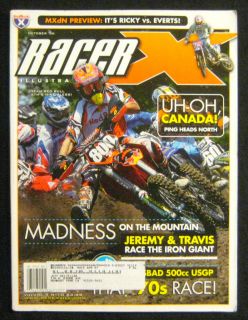 RACER X ILLUSTRATED Magazine October 2006 Taming The Iron Giant