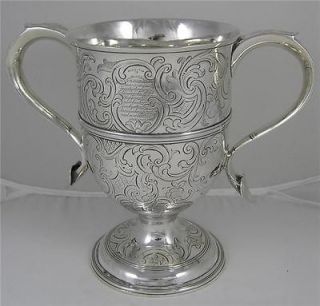 George III Solid Silver Trophy Cup 1805 Engraved 476g