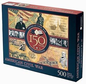 500 PIECE 150TH ANNIVERSARY CIVIL WAR 18 X 24 PUZZLE