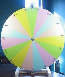 Best Looking Longest Lasting 24 Dry Erase Color Prize Wheel with Free