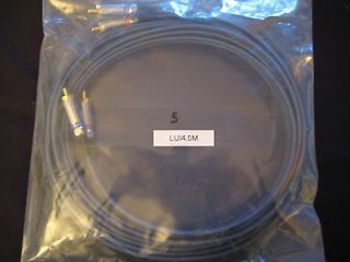 Wireworld Luna 5 RCA Stereo Audio Interconnect Cable 4m NEW $49.95