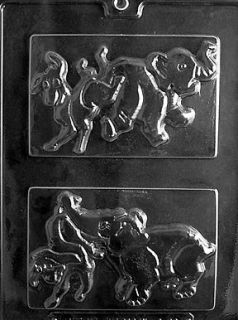 DONKEY KICKING CARD REPUBLICAN DEMOCRAT CHOCOLATE CANDY MOLD MOLDS