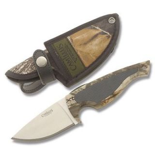 CAMILLUS TIGERSHARP TITANIUM FIXED BLADE KNIFE CAMOUFLGE HANDLE AUS 8